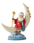 Starry Night - Santa on Crescent Moon