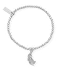 Cute Charm Heart In Feather Bracelet