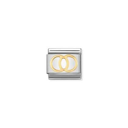 Composable Classic Link Wedding Rings in Gold